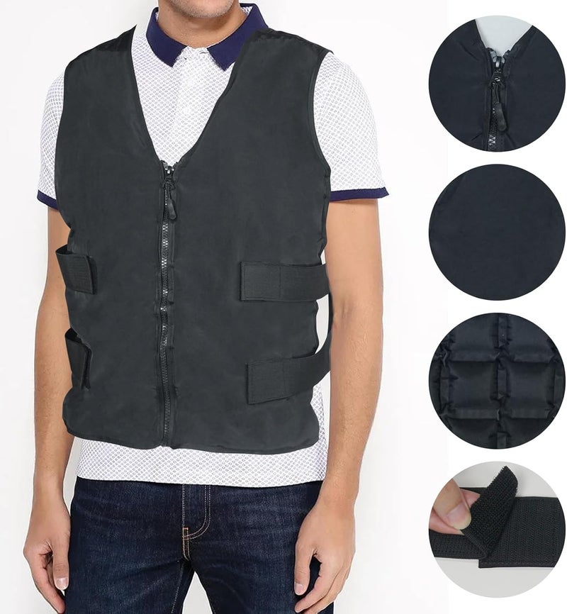 Mrice Cooling Vest for Men & Women - Adjustable Ice Vest for Motorcycle, Workers, Sports, Outdoor, Heat Relief - Image 4